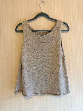 Eileen Fisher Knit Tank Top in Taupe